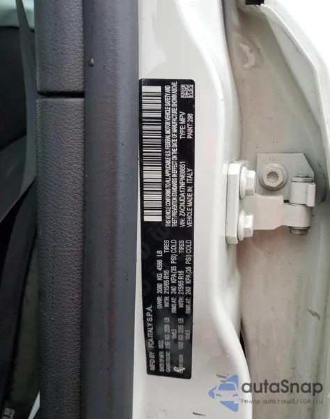 2022 Jeep Renegade Sport из США, поврежденный, VIN ZACNJDA17NPN68651